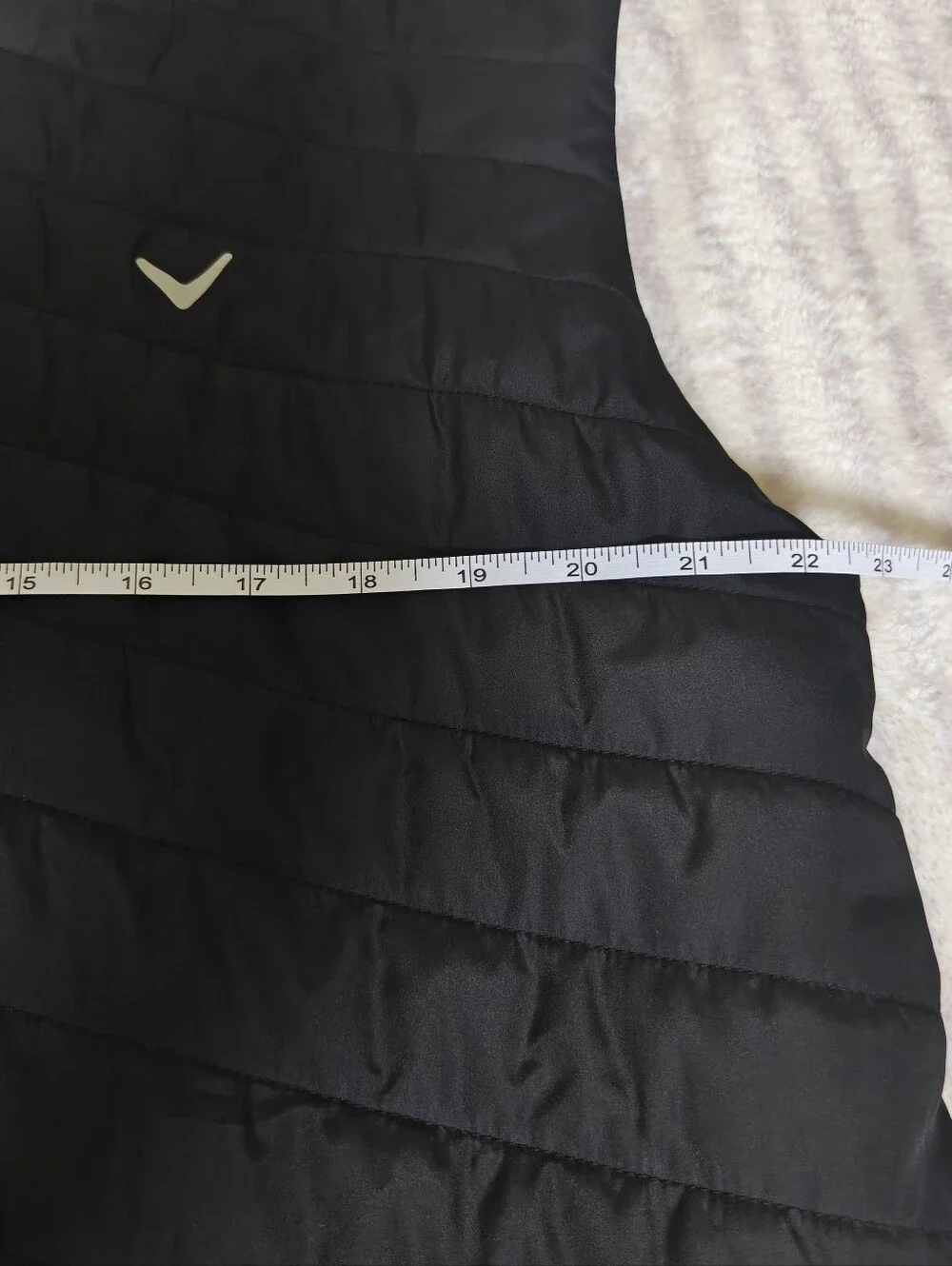 NWT Callaway  Men's  Full Zip Golf Quilted Hybrid   Vest Size XL Color Black $88